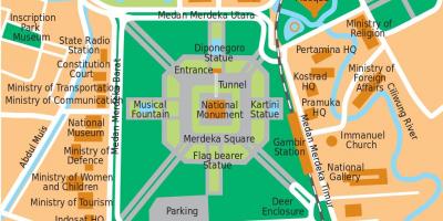 Mapa ured Džakarti