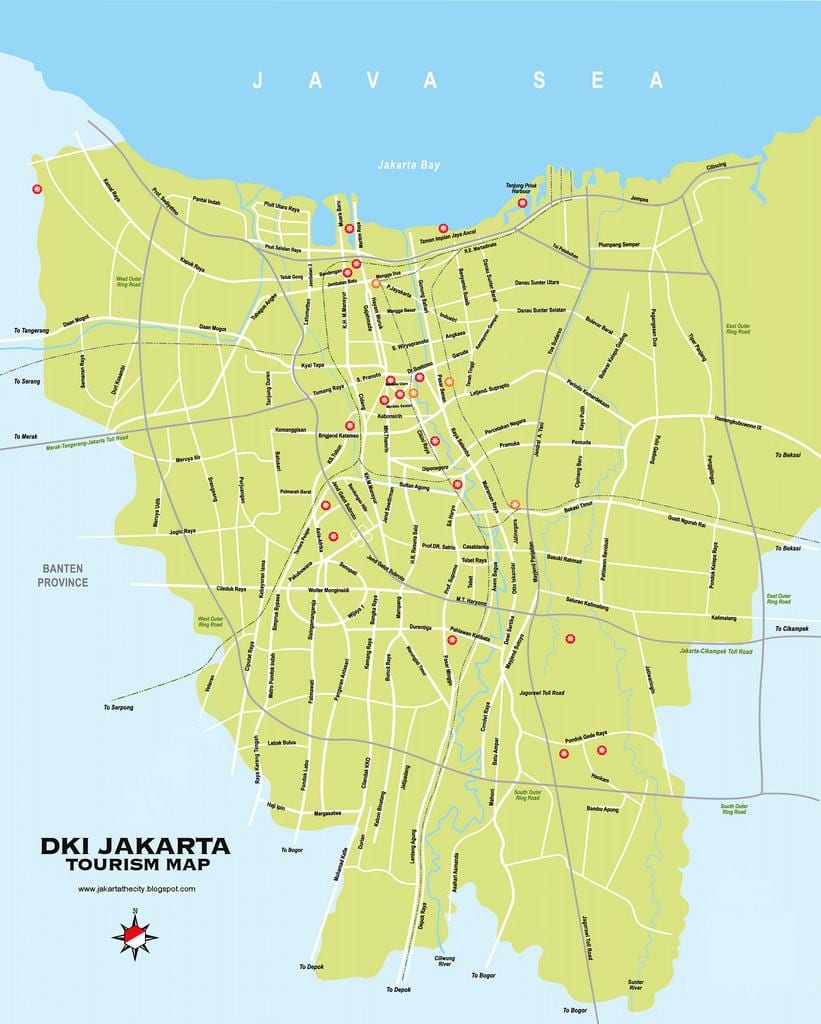 mapa harmoni Džakarti