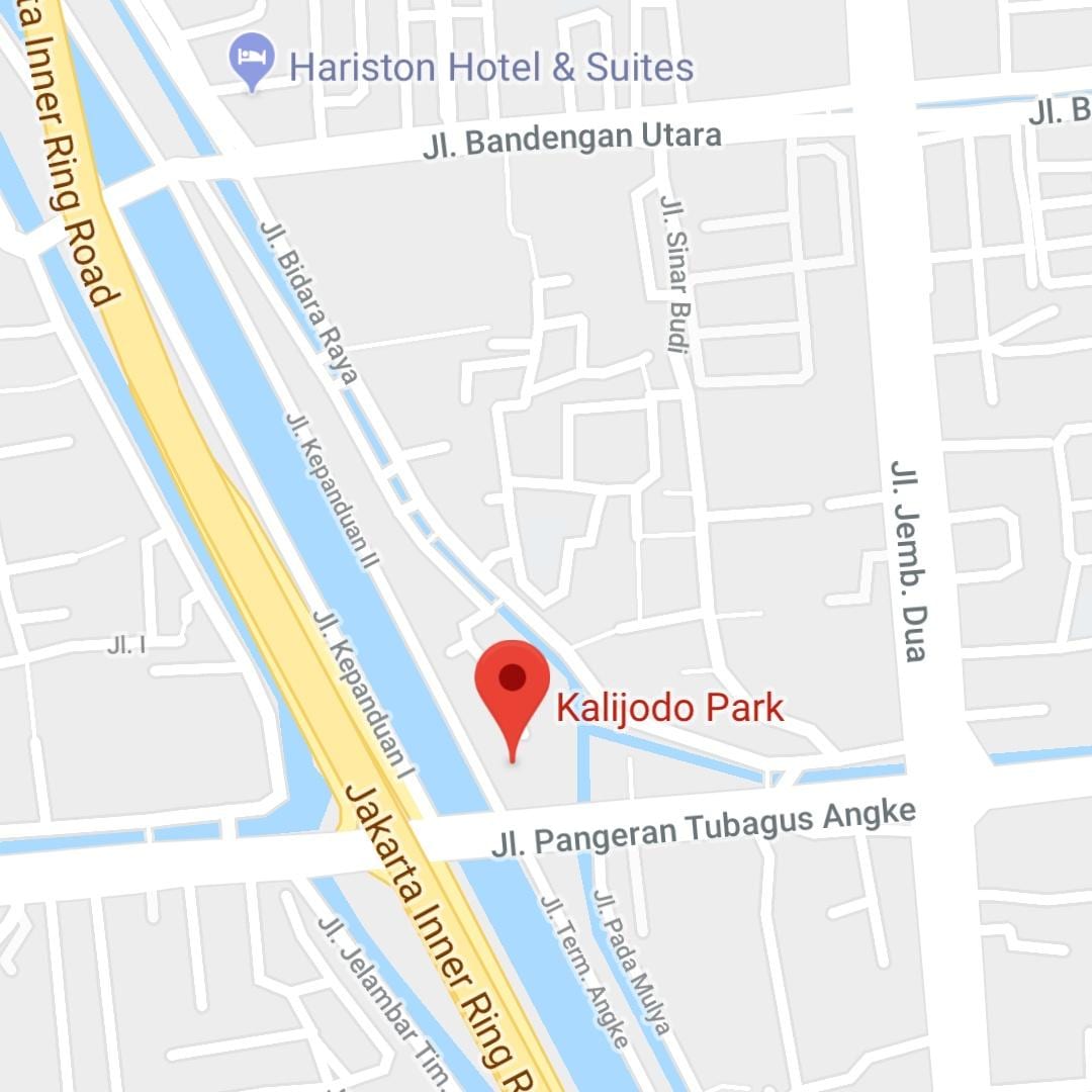 mapa kalijodo Džakarti