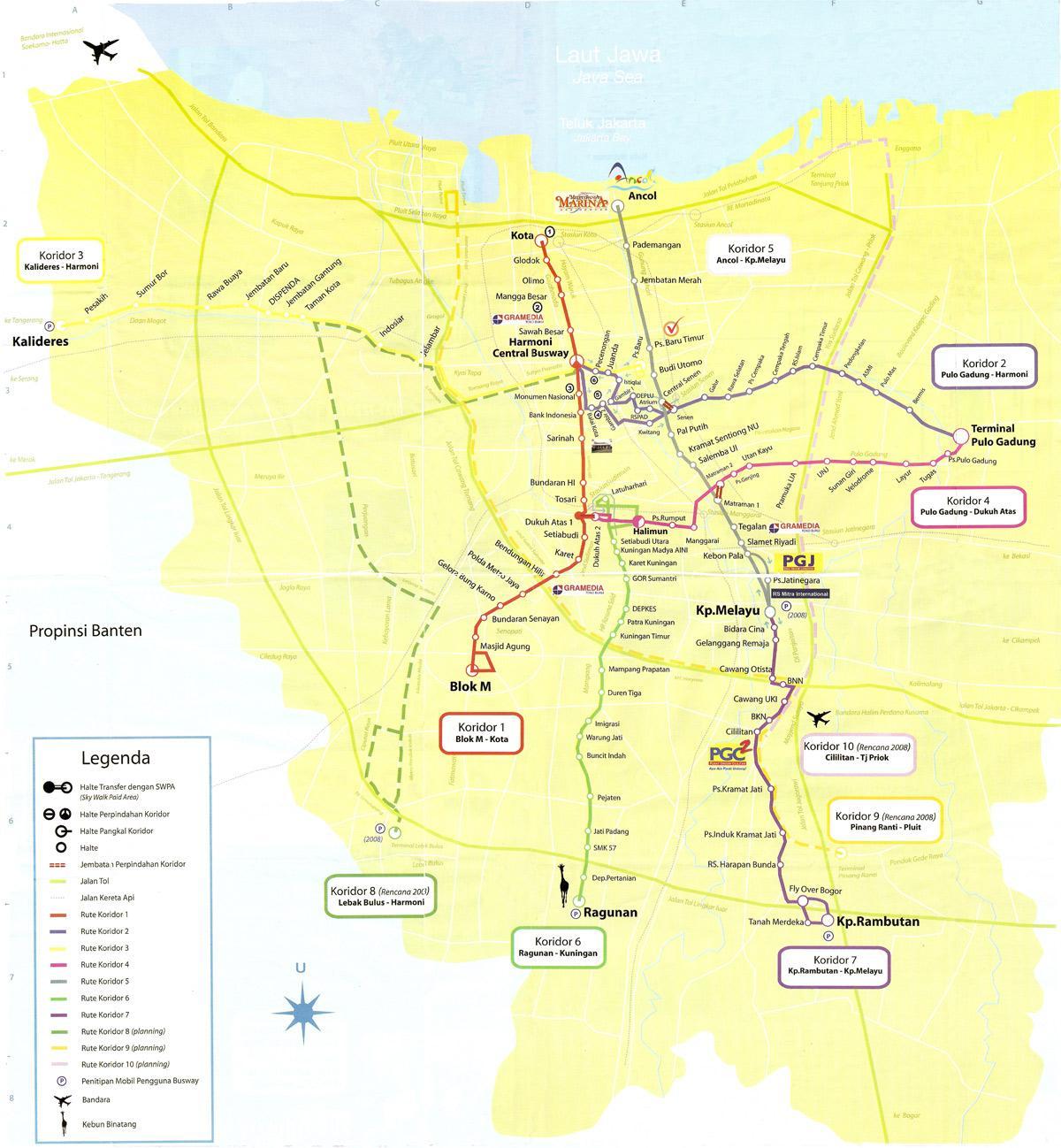 mapa mapu ancol Džakarti