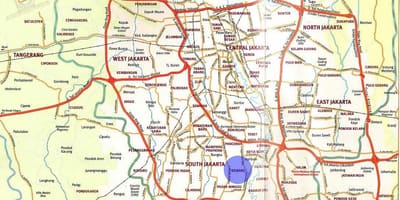 Mapa kemang Džakarti