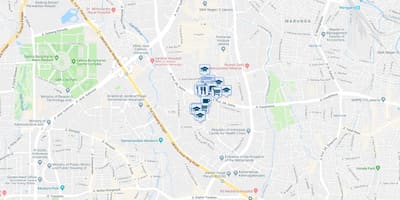Mapa kuningan Džakarti