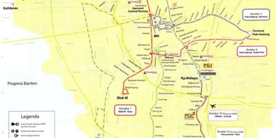 Mapa mapu ancol Džakarti