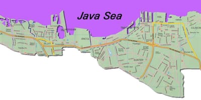 Džakarti utara mapu