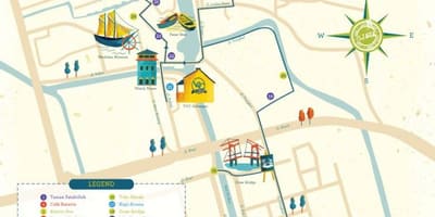 Mapa kota Džakarti