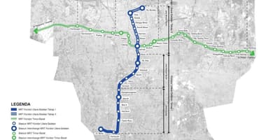 Džakarti mrt put mapu